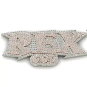 Colgante de Letra Personalizado con Moissanita Redonda de 3.50Ct, Plata de Ley Chapada en Oro, Estilo Hip Hop para Mujer - Product Image 4