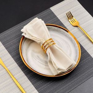 Elegante Anillo para Servilletas de Aluminio para Fiestas y Celebraciones, Decoración de Mesa Duradera y Ecológica con un Brillo Estilizado - Product Image 5