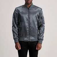 Veste universitaire en satin moderne, impression numérique personnalisée, fermeture à boutons pression, veste bomber pour un style décontracté urbain