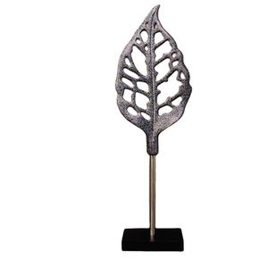 Sculpture de feuille | Ornement abstrait de feuille de résine avec la conception creuse | Décoration délicate de table de maison pour le cadeau de Thanksgiving - Product Image 1