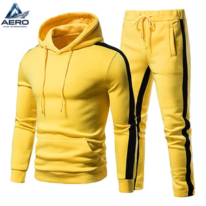 New OEM Service Men <b>Tracksuit</b> with Long Sleeves Heavyweight Fabric Winter Hooded Casual Regular Fit Top Trending - Product Image 1