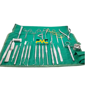 Kit de 26 piezas de instrumentos quirúrgicos dentales de ortodoncia, acero inoxidable alemán, herramientas manuales para cirugía de implantes, Sambrialmed - Product Image 3