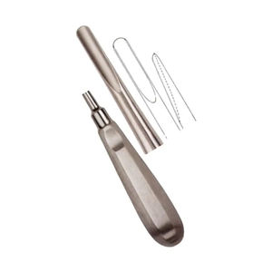 เครื่องมือถอนฟันแบบตรง ขนาด 2 มม. ชนิด Luxating ใช้ซ้ำได้ ทำจากสแตนเลสสตีล สำหรับทันตกรรมมืออาชีพ ยี่ห้อ Shuja Surgico - Product Image 5