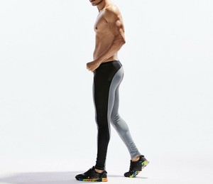 High Waist Seamless <b>Knitted</b> <b>Leggings</b> Full Length Solid Color Sporty Stretch Breathable Compression Women's <b>Leggings</b> - Product Image 4