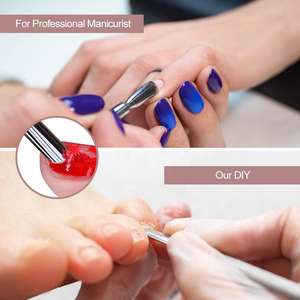 Juego de Manicura Profesional de Alta Calidad, Herramientas de Acero Inoxidable, Cortacutículas Afilado, Raspador, Empujador de Cutículas, Reutilizable y Desechable - Product Image 5