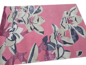 Alfombras ecológicas modernas de algodón suave hechas a mano de La India, tamaño personalizable, alfombra con mechones a mano de colores vibrantes, hogar y oficina - Product Image 6