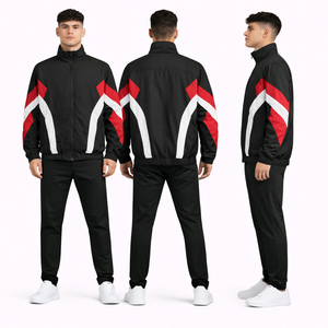 Chaquetas cortavientos personalizadas para hombre, estilo vintage retro, con cremallera, para primavera, para exteriores, con capucha, de tela de nailon, venta al por mayor de chaquetas para hombre - Product Image 4