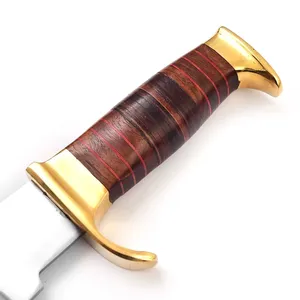 Cuchillo Bowie de Acero de Alta Calidad, Nuevo y a la Moda, para Camping y Caza, Mango Personalizable, Cuchillos Bowie OEM en Venta - Product Image 5