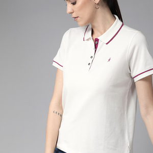 Servicio OEM, Camiseta de Alta Calidad para Mujer, Transpirable, de Secado Rápido, Ropa Deportiva de Verano, Jersey de Golf de Manga Corta, Poliéster/Algodón, MOQ Bajo - Product Image 1