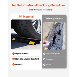 Set di 2 Ferma-Parcheggio Riflettenti in PP da 16 Pollici, Strisce per Ormeggio e Parcheggio Veicoli, Attrezzatura Ausiliaria per Parcheggi - Product Image 3