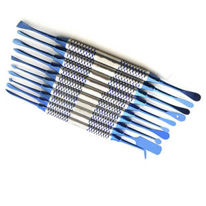 Sambrialmed International - Juego de 10 Elevadores de Periósteo para Implantes Dentales, en Caja Plateada, Manuales, con Certificación CE, Reutilizables - Product Image 6