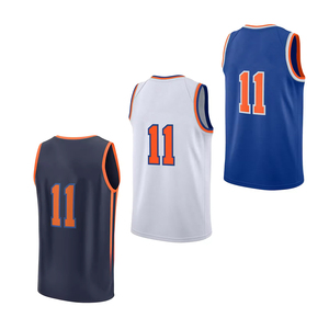 Maillot de basket personnalisé par sublimation, impression du nom de l'équipe, polyester/coton, séchage rapide, sans manches, maillots de basket personnalisés - Product Image 1