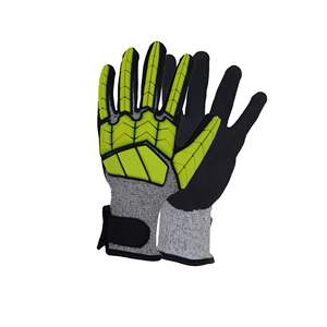 Guantes de Soldadura Resistentes, con Palma Punteada para un Agarre Fuerte, Resistentes a Cortes con Kevlar, Nivel 4 de EN388, Resistentes a Impactos para Trabajos de Soldadura - Product Image 1