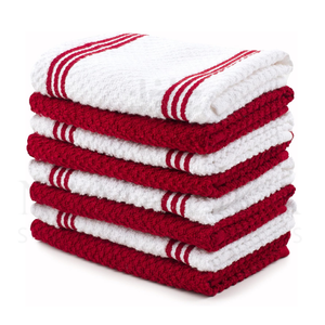 Cotton <b>Towel</b> Set Square Check ered Pattern Skin-Friendly Home Use Woven Pl ain Style <b>White</b> <b>Towels</b> - Product Image 3