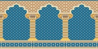 Tapis de prière personnalisés luxueux en jacquard tufté lavables, rouleaux de tapis doux en velours pour mosquées, tapis imprimés pour la famille
