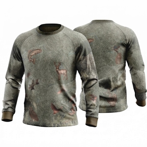 Camiseta de Camuflaje de Malla de Secado Rápido para Caza, Manga Larga, Absorbe la Humedad, para Verano y Actividades al Aire Libre, Tendencia en el Mercado de EE. UU. y Europa - Product Image 4