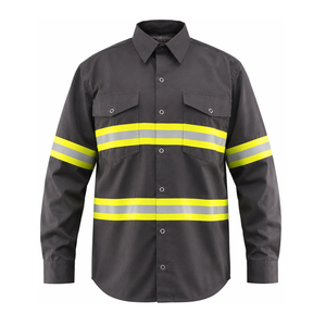Best Selling Summer Work Wear Reflective High Visibility <b>Polo</b> <b>Shirts</b> Protective Safety Suits Breathable Labour Protection - Product Image 2