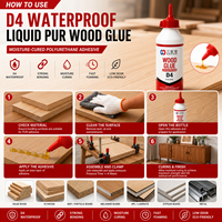 Échantillon Gratuit : Colle à Bois D4 Imperméable à Séchage Rapide pour la Fabrication de Meubles, Équivalent Titebond III Ultimate D4