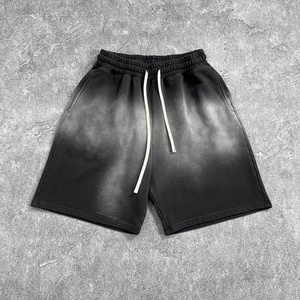 Shorts pour hommes en tricot imprimé, taille mi-haute, longueur genou, personnalisables avec logo OEM, style décontracté, respirant, de haute qualité, en tissu épais, vente en gros - Product Image 6