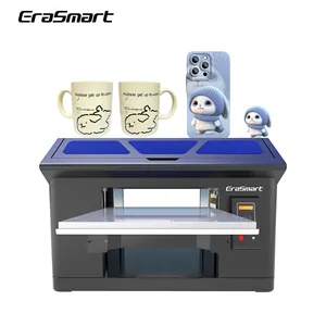Erasmart Uv Phone Case Custom Gift Printing Machine Logo Print Machine For Silicone Phonecase TPU