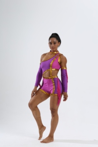 Uniformes de cheerleading personnalisés pour filles, vente en gros, strass, conception OEM, ensembles de tenues de cheerleaders pour la cheerleading - Product Image 3