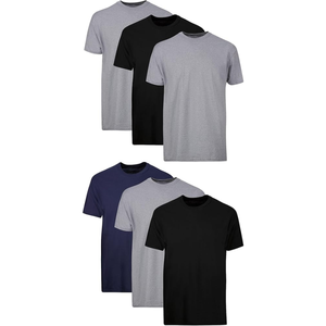 T-shirt à col rond pour homme, manches courtes, coupe classique, tricot uni, écologique, 180g, vêtements décontractés, coton, impression numérique - Product Image 5
