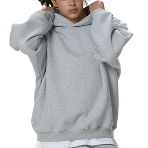 Sweat-shirt à capuche unisexe coupe ample et large en molleton épais 350 GSM, motif cœur, broderie personnalisée - Product Image 3