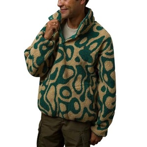 Chaqueta de Forro Polar Sherpa Tejido de 300 g/m², Diseño Personalizado, Ecológica, para Hombre y Mujer, Estilo Bomber, con Contraste de Color, para Uso Diario - Product Image 3