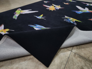 Premium Quality Colorful Bird Design <b>Rug</b> Carpets Hand Tufted New Zealand Wool Large Carpets Living Room Center Kids Room <b>Rugs</b> - Product Image 4