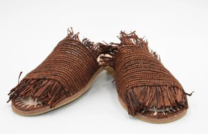 Handmade Raffia Sandals, Beach Summer <b>Shoes</b> - Product Image 3