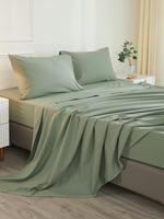 Parure de lit 3 pièces moderne en polyester/coton de luxe 500TC, écologique, biologique, résistante à l'eau, en laine, toutes saisons, pour lits Queen et King