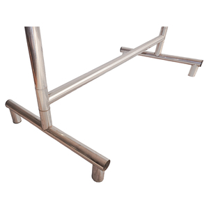 Présentoir à vêtements Bros Display en métal robuste, pliable, portable, à plusieurs niveaux, pour la vente au détail, design moderne - Product Image 5