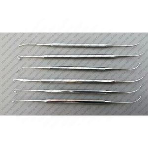 Juego de 6 Extractores de Venas y Ganchos para Flebectomía Varady, Instrumentos de Cirugía Venosa de Acero Inoxidable, Kit de Herramientas para Flebectomía, Más Vendido - Product Image 1