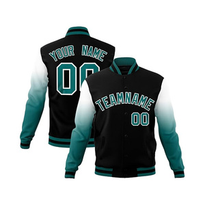 Chaqueta Letterman para Hombre de Primera Calidad, Nueva Colección al por Mayor, Color Degradado, Chaqueta con Logotipo Personalizado Bordado - Product Image 2