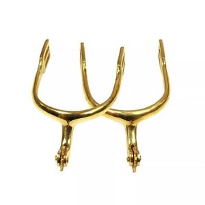 เดือยขี่ม้าแบบตะวันตกสำหรับมืออาชีพ พร้อมลวดลายดอกไม้เคลือบเงิน - Product Image 4