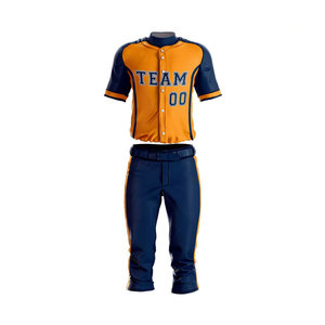 Uniforme de Béisbol Transpirable de Alta Calidad, Ropa de Equipo Personalizable, Uniformes Deportivos 100% Poliéster - Product Image 1