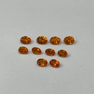 พลอยโกเมนสีส้มทรงรีธรรมชาติ ขนาด 1-3 กะรัต คุณภาพเยี่ยม ไม่ผ่านการบำบัด จากมาดากัสการ์ เกรดขายส่งสำหรับทำเครื่องประดับ - Product Image 5