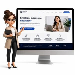 Diseño Profesional de Sitios Web para Consultores con Generación de Cualificación de Clientes, Credibilidad en Línea, Compatible con IA, Compatible con Linux/Mac, en Stock - Product Image 1