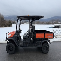 Kubota RTV-X1140 Véhicule utilitaire agricole robuste 4x4 électrique manuel 4 temps 250cc certifié EPA EEC, couple durable de 200-400 Nm