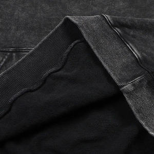 Nouveau sweat à capuche 100% coton de haute qualité, délavé à l'acide, série High Street, effet vieilli, délavé à la pierre, style vintage - Product Image 4