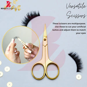 กรรไกรตัดหนังกำพร้าสีทองสแตนเลสคุณภาพดีเยี่ยม ใช้งานได้ยาวนาน เหมาะสำหรับร้านทำเล็บ - Product Image 3