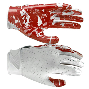 American Football Gloves for Men and Youth, Sticky Grip Performance Receiver Gloves for Training and Game Day Use - Product Image 2