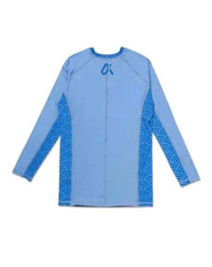 Camiseta de compresión unisex de manga corta con diseño Cut & Saw, anti-UV, poliéster/nailon - Product Image 6