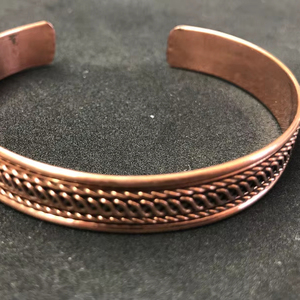 Pure <b>Copper</b> Twisted Wire Cuff <b>Bracelet</b> adjustable Each Handcrafted Solid <b>Copper</b> Cuff <b>Bracelet</b> Minimalist Open Bangle Jewelry - Product Image 1