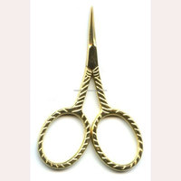 Ciseaux professionnels à poignée torsadée pour broderie, couture, travaux manuels, coupe des sourcils et extensions de cils