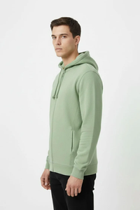 '' SOSH 4 Hoodie '' Men's Basic Zipper Hoodie - Product Image 4