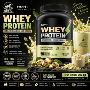 Private Label Vanilla Whey Protein Powder Supplier Malaysia Custom Brand WPC <b>Shake</b> OEM Manufacturing Adult Muscle Growth 20-29g - Product Image 1