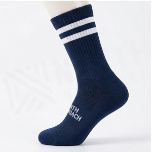 Chaussettes North Approach pour homme, bleu marine, couleur unie, respirantes, tricotées, pour adultes, usage quotidien décontracté, saison estivale - Product Image 3