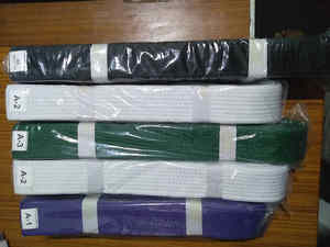 Cinturón de Jiu Jitsu Brasileño BJJ de Primera Calidad con Etiqueta Personalizada para Artes Marciales, Judo, Karate, Taekwondo, BJJ Gi - Product Image 2