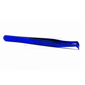 แหนบต่อขนตาปลายแหลมสีฟ้า Ijrak Surgical  ทำจากสแตนเลสอย่างดี ทนทาน ขนาด 10 มม. เครื่องมือความแม่นยำสูงสำหรับต่อขนตาแบบวอลลุ่ม เพื่อความงาม - Product Image 4